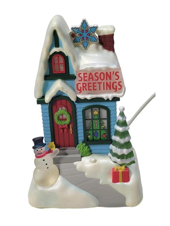 Hallmark Other - Hallmark Ornament Tested 2009 Caroling Cottages Season’s Greetings music lights